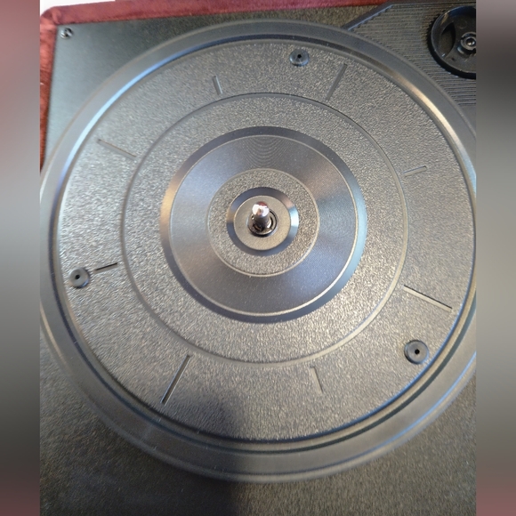 Crosley Red Portable Turntable - Picture 11 of 11